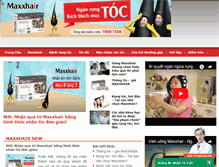 Tablet Screenshot of maxxhair.vn